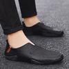 White Black Leather Lazy Driving Comfortable Soft For Men Dress  Men'S Formal Shoes Loafers Moccasins Breathable Slip On