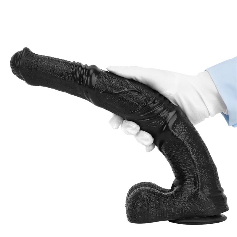 Dark Horse Dildo, weiblich, extra lang, hinten, Analplug, Analplug, Masturbation, Simulationsdildo