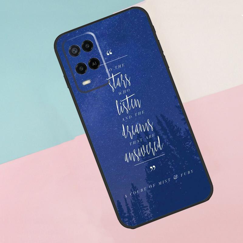 A Court Of Mist And Fury For Oppo A16 A76 A96 A15 A80 A60 A40 A94 A54 A98 A78 A18 A38 A58 A17 A77 A74 A57S Phone Case