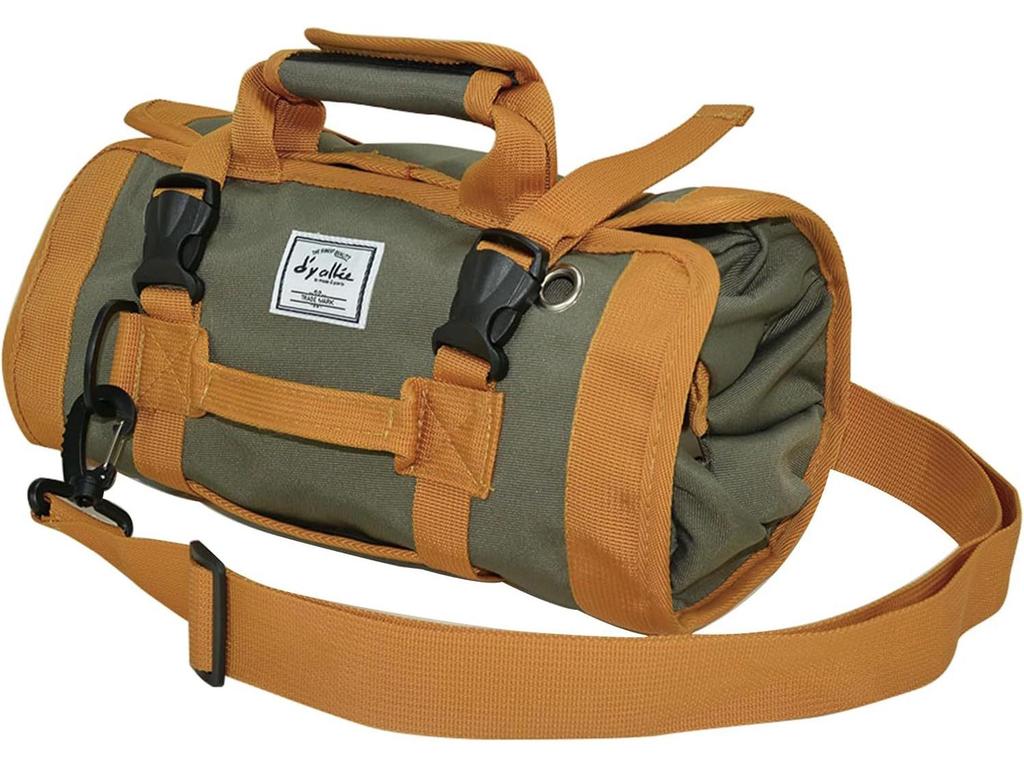 Outdoor Multifunctional Tool Bag: Roll-up Storage for Ground Nails & Wind Rope
