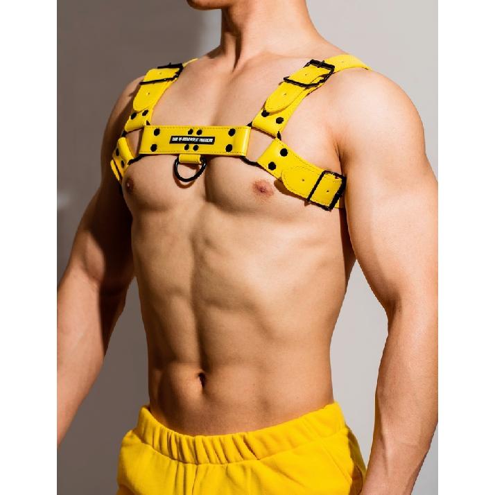 Schultergurt Leder PU verstellbar Sex dekorative Brustgurt Erotik Requisiten Muskel männliche Schlinge Homosexuell Unterhemd Harness