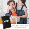 Save Money 100 Envelopes Money Saving Challeng PU Large Capacity Mini Binder Savings Challenge Waterproof With Password Lock
