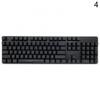 Universal Mechanical Keyboard Mechanical Keycaps 108Pcs PBT Lightproof No Letters Key Caps Replacement For Cherry MX Keycaps