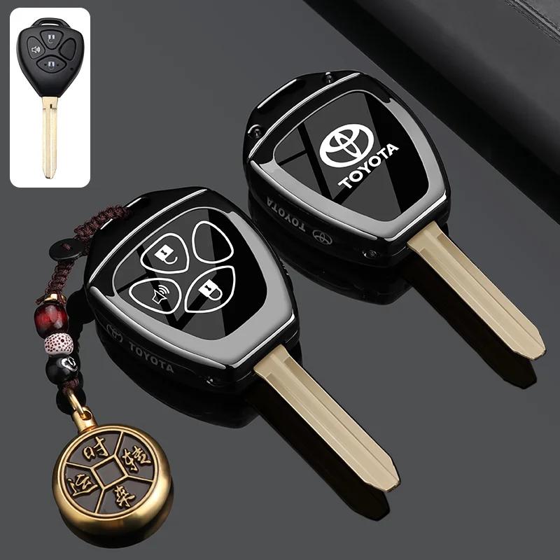 Suitable for the old Toyota straight EWFDG5 key case Corolla Crown Ruizhi domineering Prado Vios plug-in case