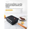 Cast Iron Popcorn Pot Anti-stick Camping Cookware DIY Homemade Popcorn Making Kitchen Tool