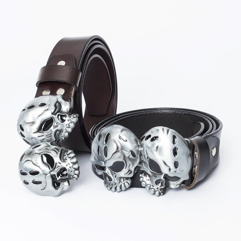

Ремень Trendy Personality Ghost Head Punk Bondage Belt Men s Belt 90cm