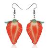 Orecchini Pendenti Carini Fiore Fragola Animale Moda Asimmetrici Coniglio Frutta Nappa Orecchini per Donne Gioielli