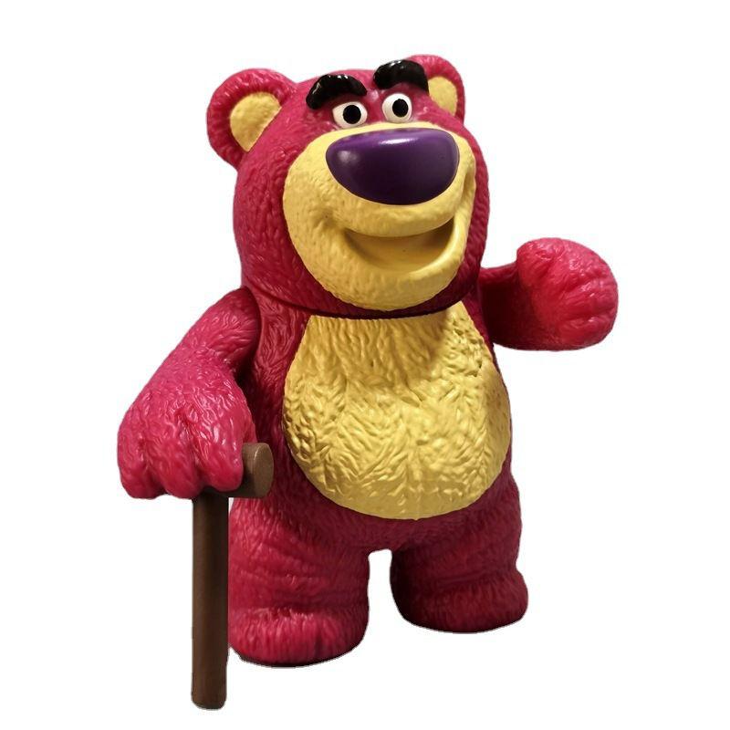 

Медведь 14 см Лотсо Аниме Фигурки История Игрушек Машинки Декорация Подвижные Суставы