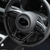 For Toyota Yaris /Yaris Cross ABS Black Glossy Steering Wheel Panel Switch Button Cover Trim Interior Accessories