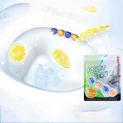 Toilet Cleaner Toilet Balls Hanging with 4 Scents Urine Dirt Decontamination Blue Bubble Deodorant Cleaning Bathroom Supplies