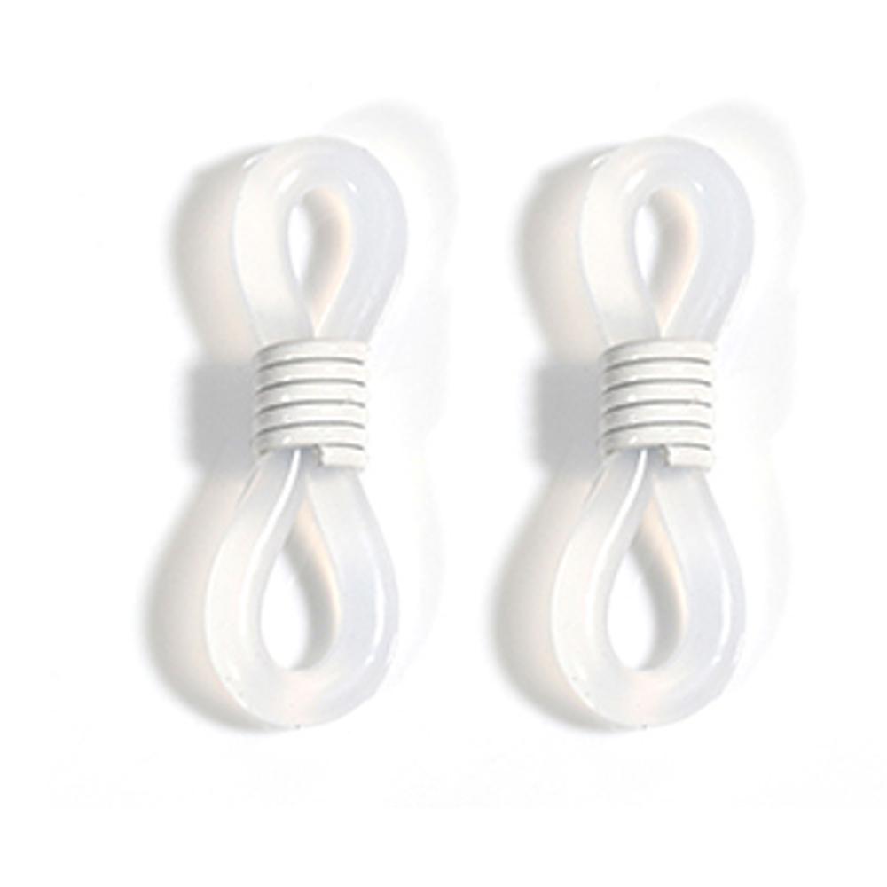 50pcs Eyeglasses Chain Rubber Connector Spectacle Frame Connector Retainer for Sunglasses Holder Chain Necklace Accessories