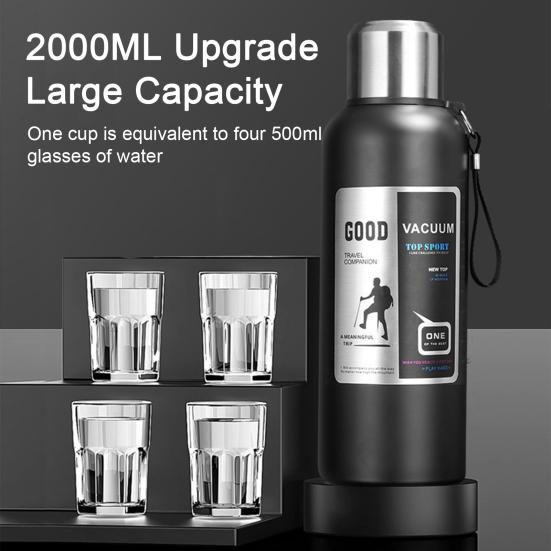 Yousheng Vacuum Bottle Large Capacity Food Grade BPA Free Leak-Resistant Polished Surface Vacuum Bottle Insulated Tumbler