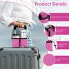 Luggage Travel Cup Holder Oxford Fabric Suitcase Drink Bag with Drawstring Durable Free Hand Travel Milk Tea Coffee Mugs Holder