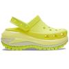 Crocs Classic Light Wheel Thick Sole Clogs Women Footwear Acid-Yellow 207988-76M