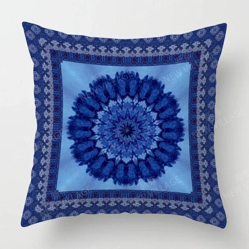 Fall Home Decor Autumn Living Room Throw Pillow Cover Sofa Boho Cushion Cover Mandala