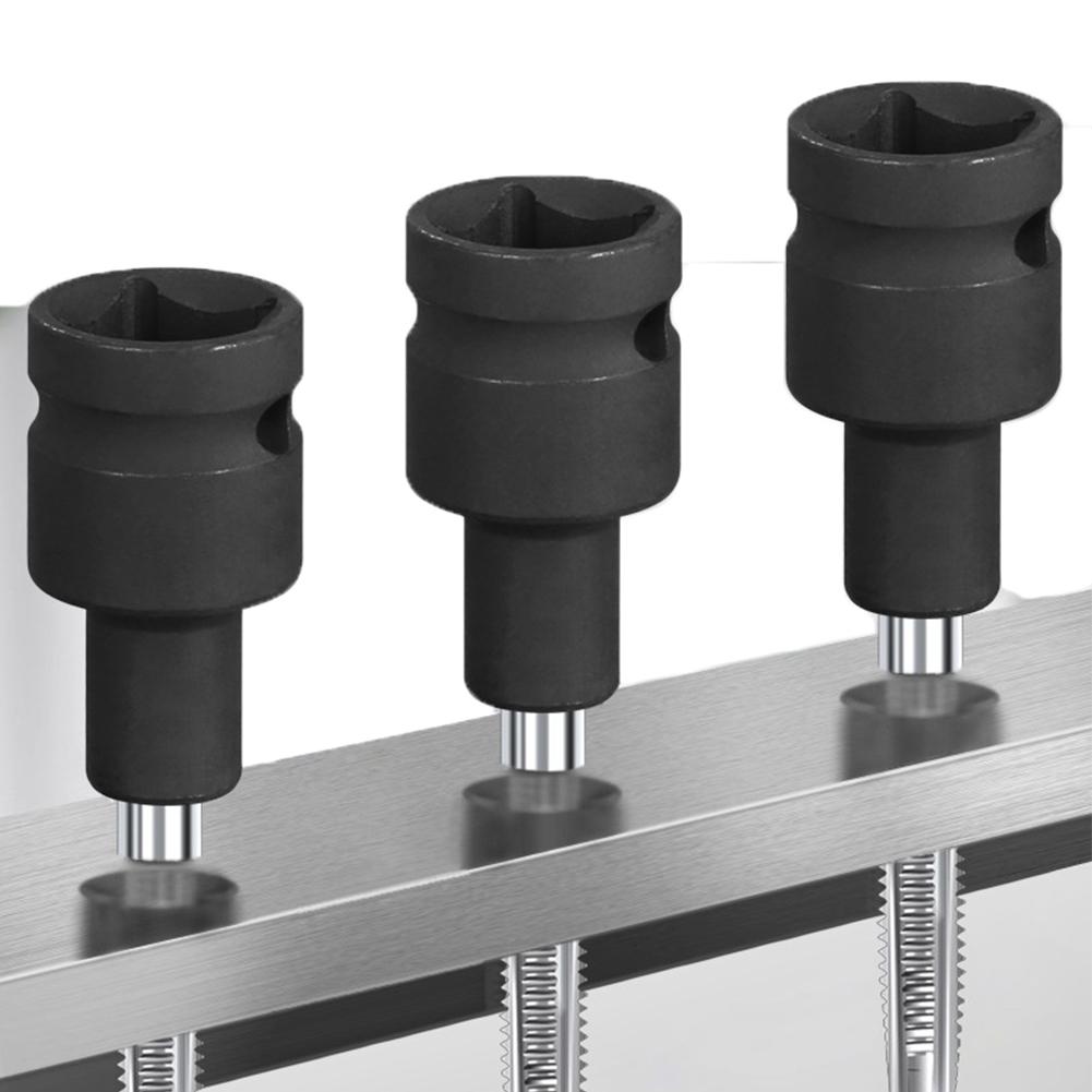 1PCS Suqare Screw Tap Socket 1/1 Inch Driver Socket Set For Electric Driver Wrench 6-11mm Quick Change Thread Taps Adapter