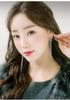 Bean Studs: Retro Five-Pointed Star Korean Tassel Earrings for Women