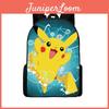 Pokmon 17in Oxford Backpack With Breathable Comfort For School Students