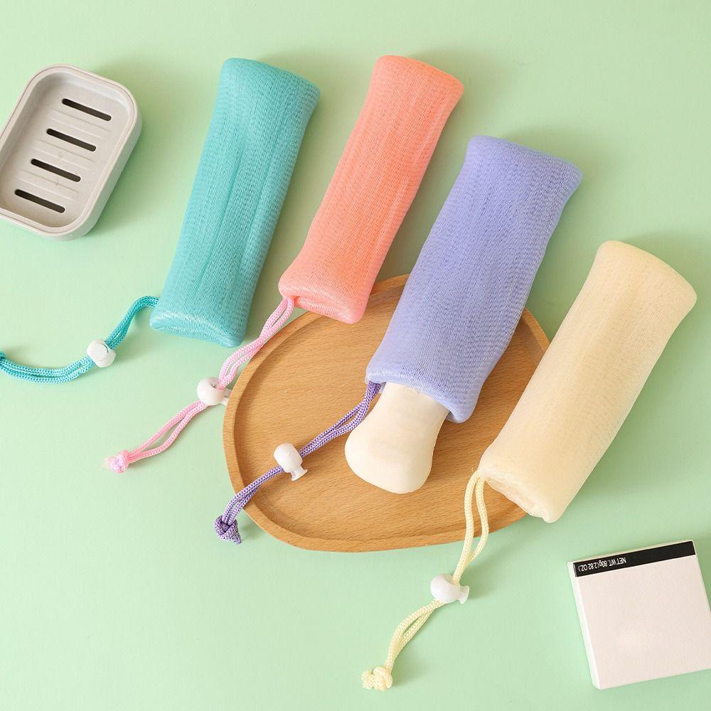 Shower Soap Sack Saver Pouch Soap Bags for Shower Body Facial Cleaning Tool Soap Bag