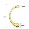 Double Ended Anal Hook Butt Plug Stainless Steel G Spot Wand Prostate Massage Stick Vagina Stimulator Sex Toys for Men Women 18+