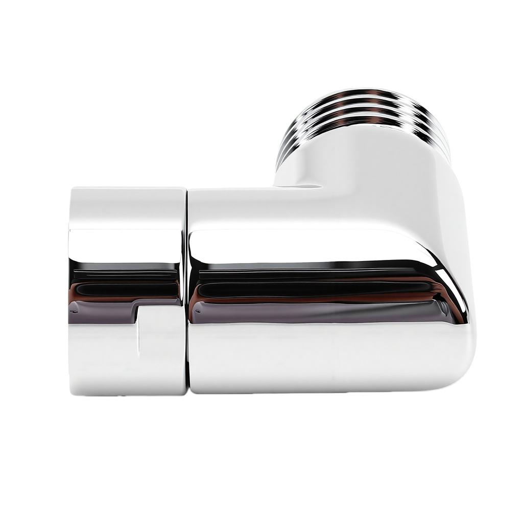 90 Degrees Shower Head Elbow Adapter G1 2in Swivel Shower Arm Extension Connector for Handheld Wall Mount Shower