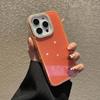 Custodia in Gel Glitterata Monocolore con Cornice Lente in Strass per iPhone 16 Pro Max