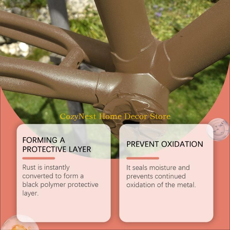 92MF Advanced Rust Converter and Metal Primer 3.53oz for Corrosions Resistance Long Term Metal Surfaces Renewals Metal Paint