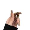 Dark and Cold Golden Spirit Snake Niche Design Snake Ring Female Punk Adjustable Trendy