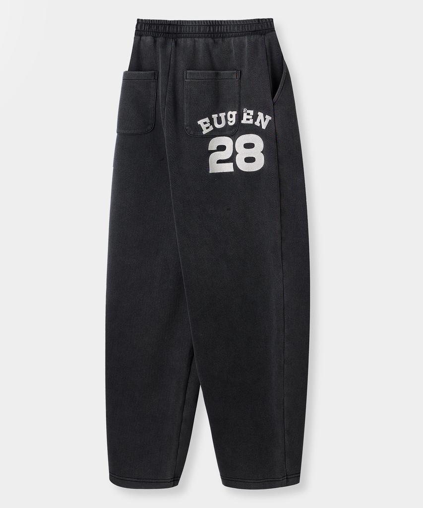 Yujen Lounge Curved Sweatpants_Pigment Charcoal