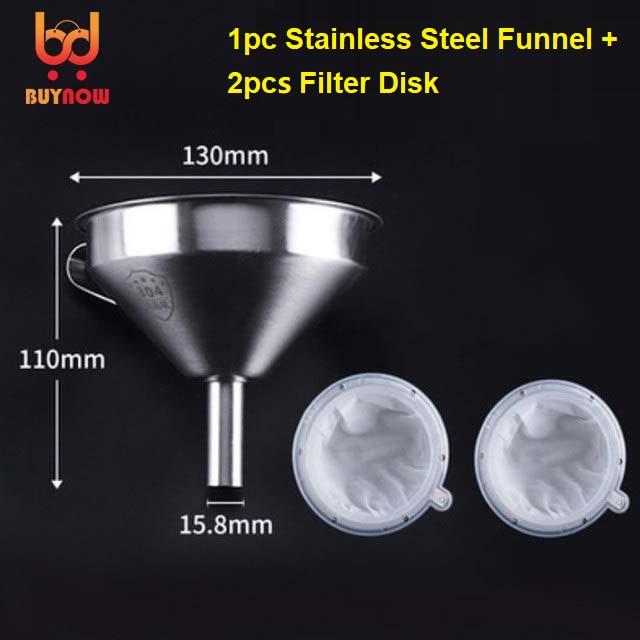 Funnel Juice Enzyme Filter Screen Liquor Wine Filter Scale Filter Disc Ultra Fine Filter Screen 120 200 300 400 450 Mesh