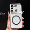 Upgraded Big Lens Protection Case for TECNO SPARK GO 2022,SPARK 9 8C Luxury Leather Casing with Magnetic Ring