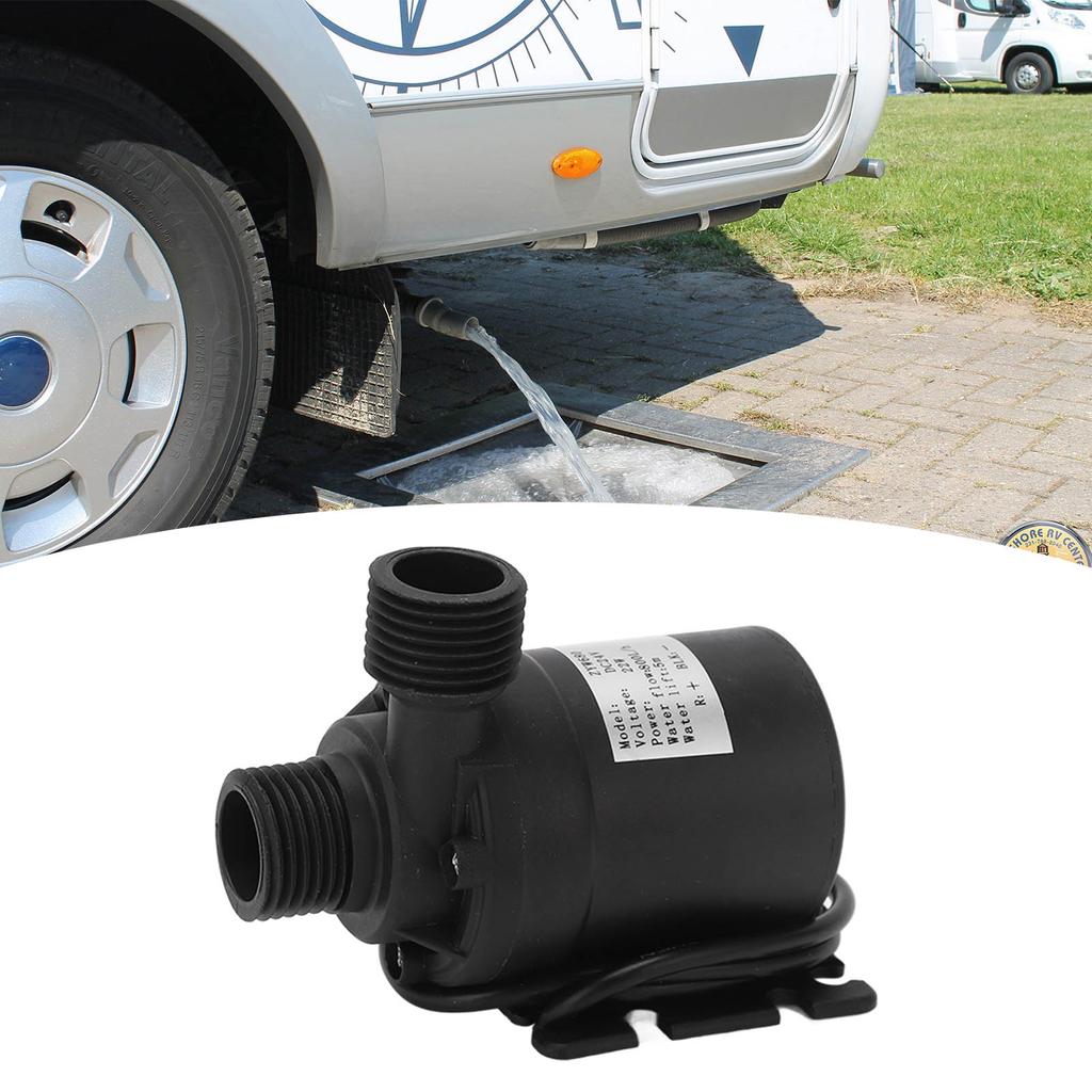 DC 24V Brushless Water Pump Submersible 800L/H Flow 9500rpm IP68 Waterproof for Pond Aquarium Fish T