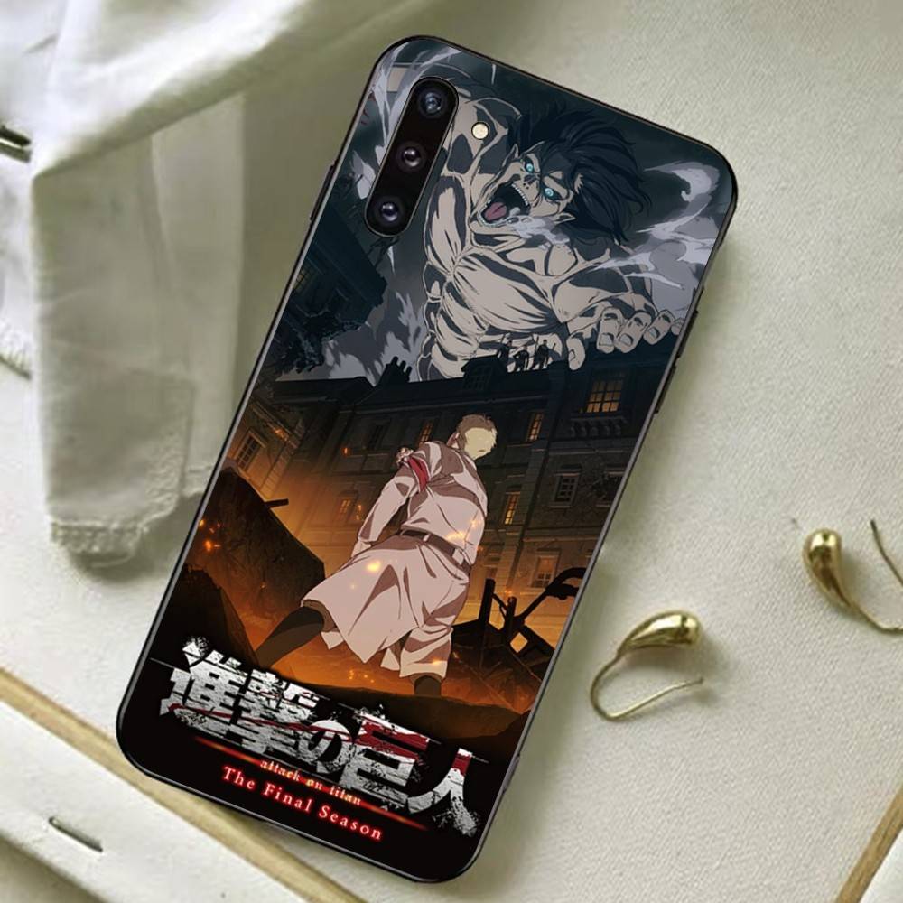 Japanese Attack On Titan Manga Phone Case For Redmi Note 4 X 5 A 6 7 8 T 9 9S 10 11 11S 11Epro Poco M3 Pro