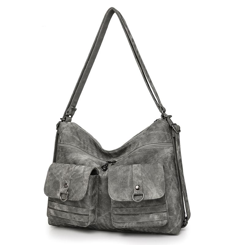 Women's Bag Large Capacity Shoulder Bag Soft Leather Tote Bag Commuter Shoulder Crossbody Bag