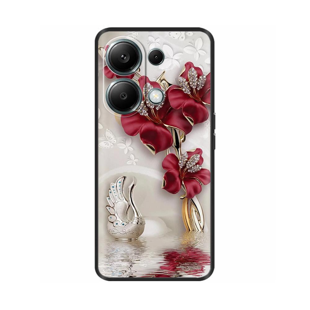 For Redmi Note 13 Case For Redmi Note 13 Pro Cartoon Silicone Phone Case For Xiaomi Redmi Note 13 Pro Plus Note13 Cover Bumper