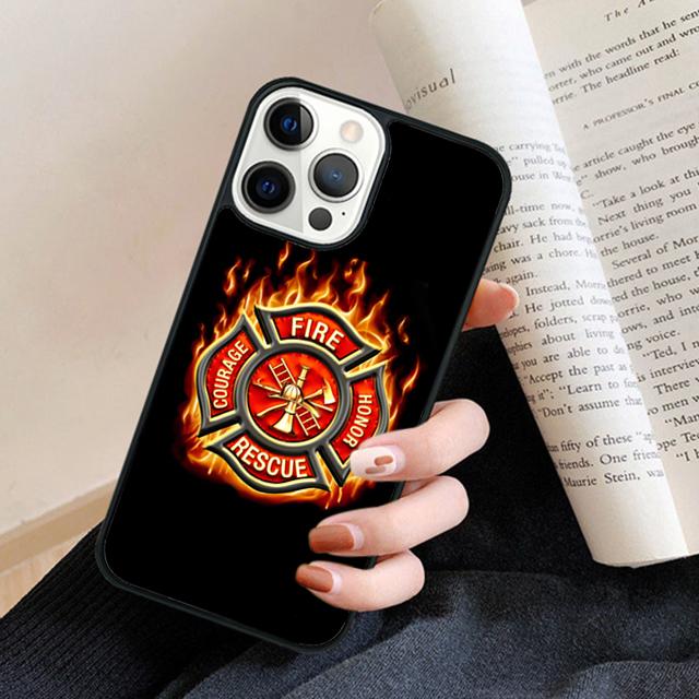 Feuerwehrmann Feuerwehrmann Logo Symbol Handyhülle Rückabdeckung für iPhone 17 Air 16 15 14 13 11 12 Pro Max Plus Fundas