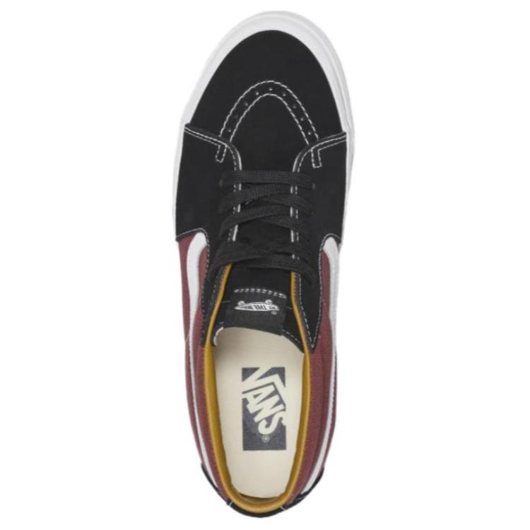 Vans Premium Sk8-Mid 83 Black Russet Maroon Unisex Sneakers VN000CQQCLD