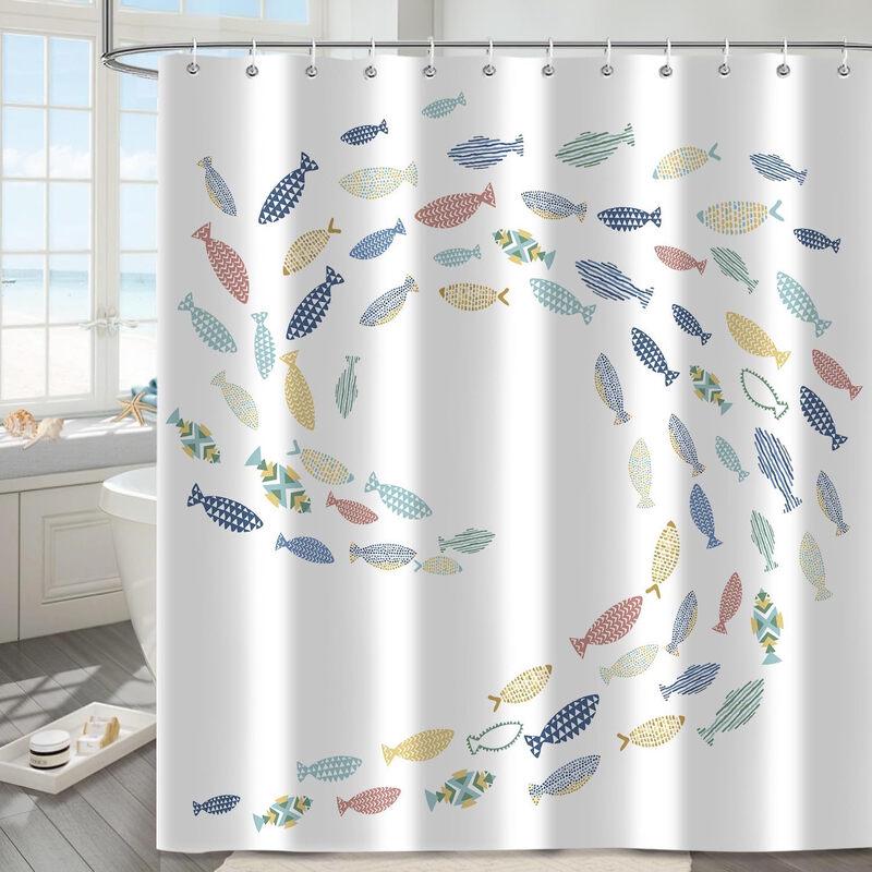 

Handun Cartoon Waterproof Shower Curtain