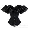 Corset Modelador Sexy Feminino Off Shoulder para Festa de Halloween