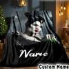 Custom Name Villains Blanket Bedding Blanket Picnic Blanket for Women Men, Throw Blankets for Couch Bed, Christmas and Halloween Gifts