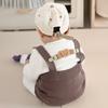 2Pcs Elastic Portable For Children Anti-Slip Hanging For Baby Pants Strap Clip Suspenders Clip Bear Strap Clip Shoulder Clip
