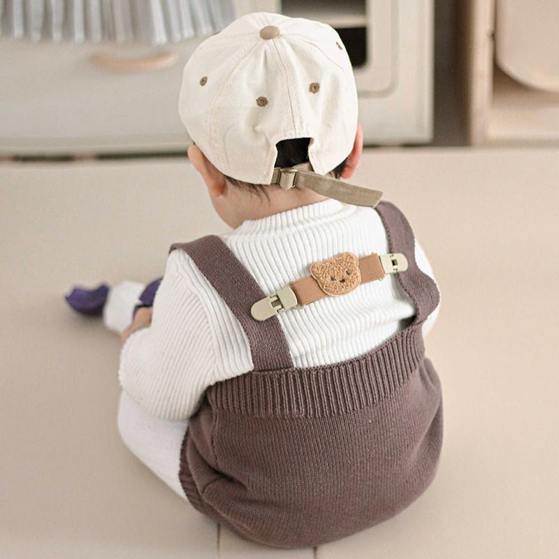 2Pcs Elastic Portable For Children Anti-Slip Hanging For Baby Pants Strap Clip Suspenders Clip Bear Strap Clip Shoulder Clip