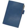 Rhodia 14 Horizontalhülle mit Stift Echtes Leder in Inklusive einem Notizblock Nr. Halter, (Hergestellt in Japan), (Kobaltblau)