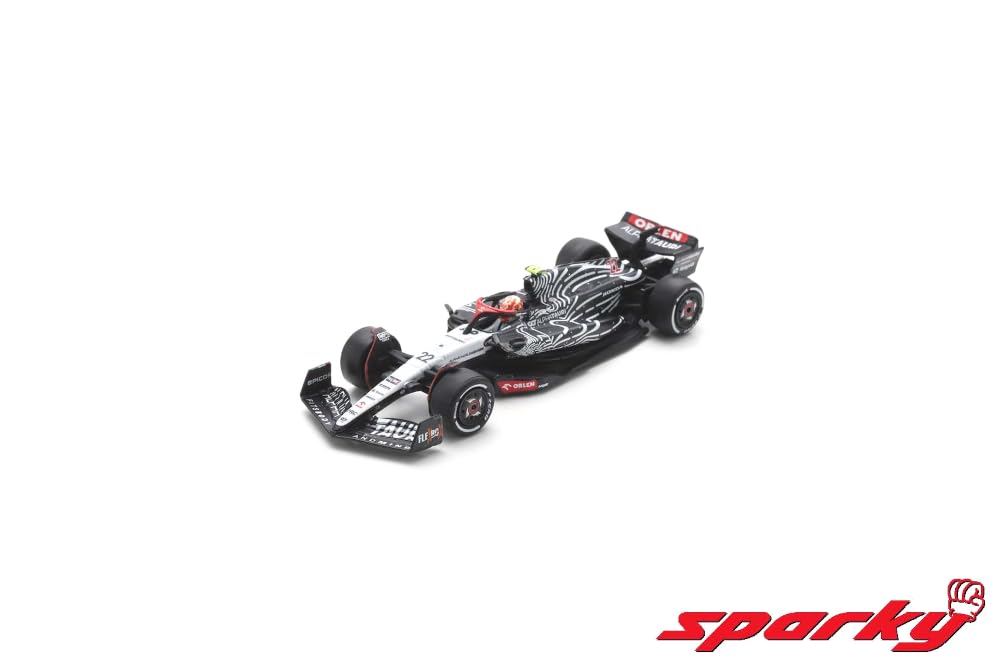 Spark Scuderia AlphaTauri AT04 2023 F1 Las Vegas GP Yuki Tsunoda 1/64 #22 (Finished Model)