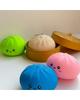 Simulation Giant Steamed Bun Squishy Toy Cute Face Squeeze Vent Toy Funny Office Prank Prop Stress Relief Decompression Toy