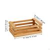 Nesting Storage Box Wooden Crate for Home And Office Use