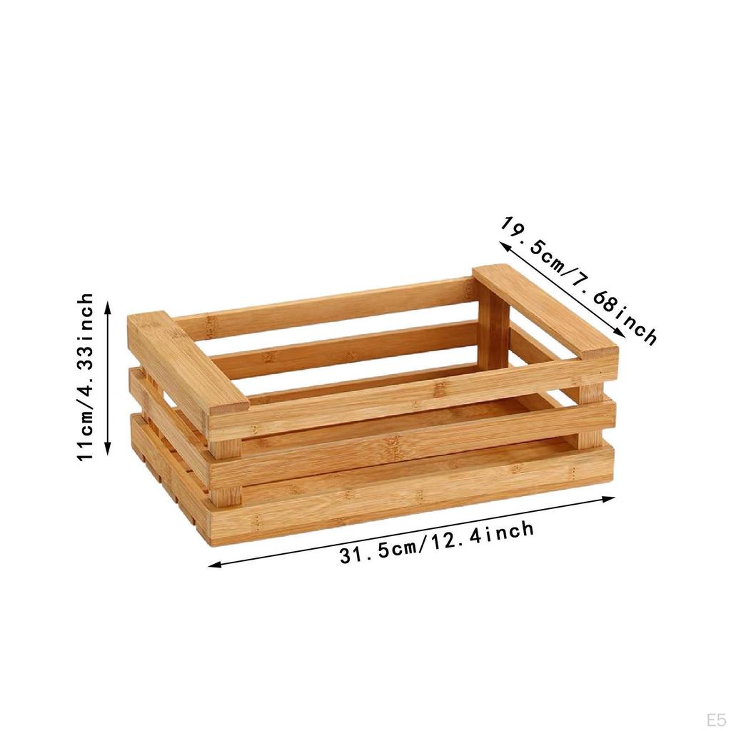 Nesting Storage Box Wooden Crate for Home And Office Use