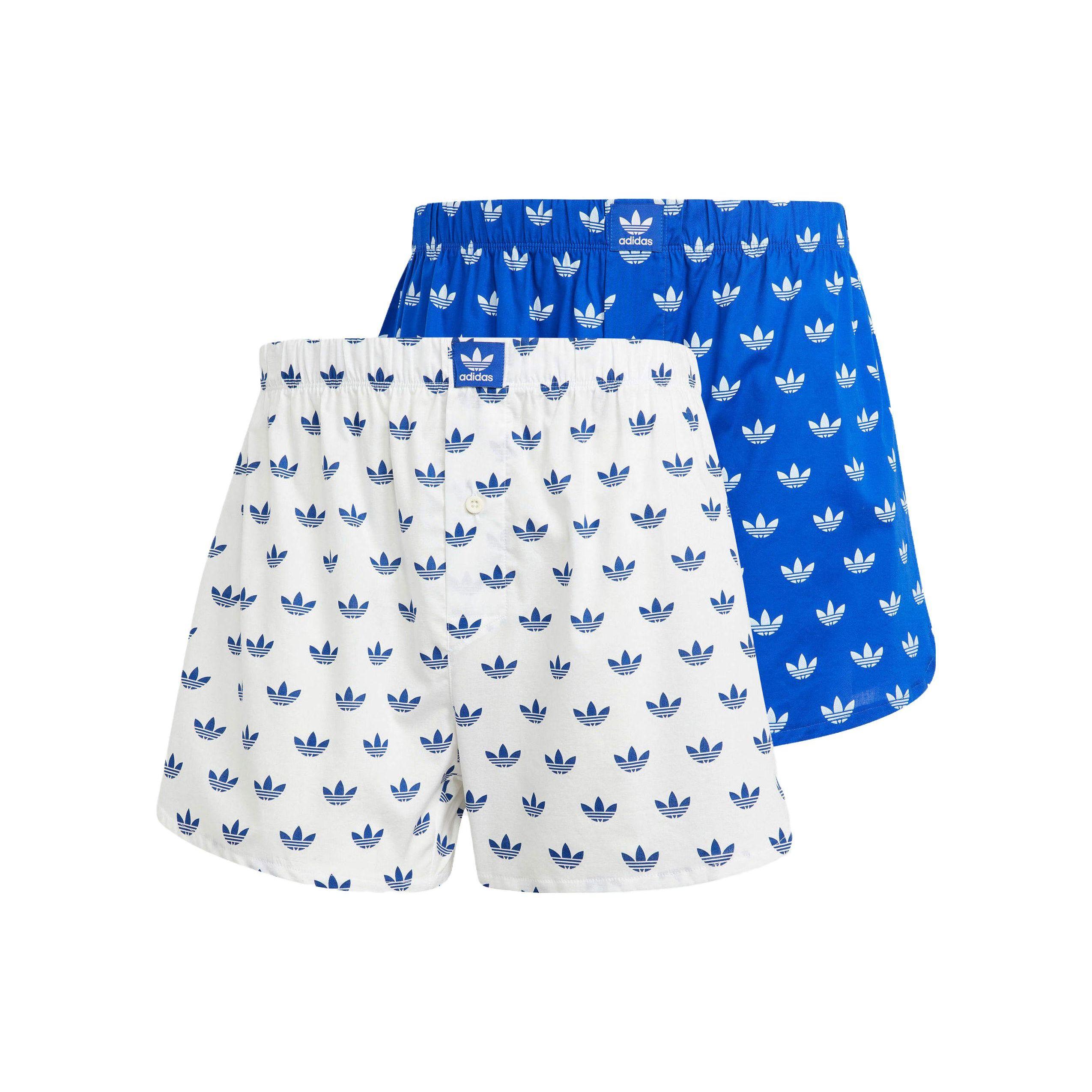 

Adidas Originals Comfort Cotton Woven Logo Printed Boxer Shorts Men Bottoms GB7634 L