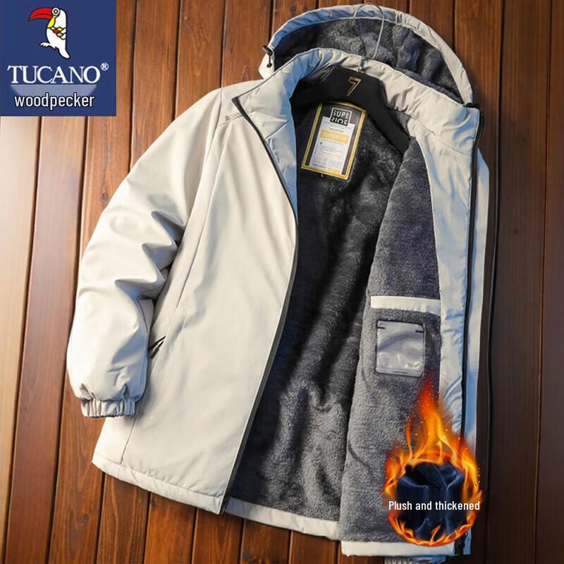

TUCANO Men s Warm Hooded Cotton Jacket XL