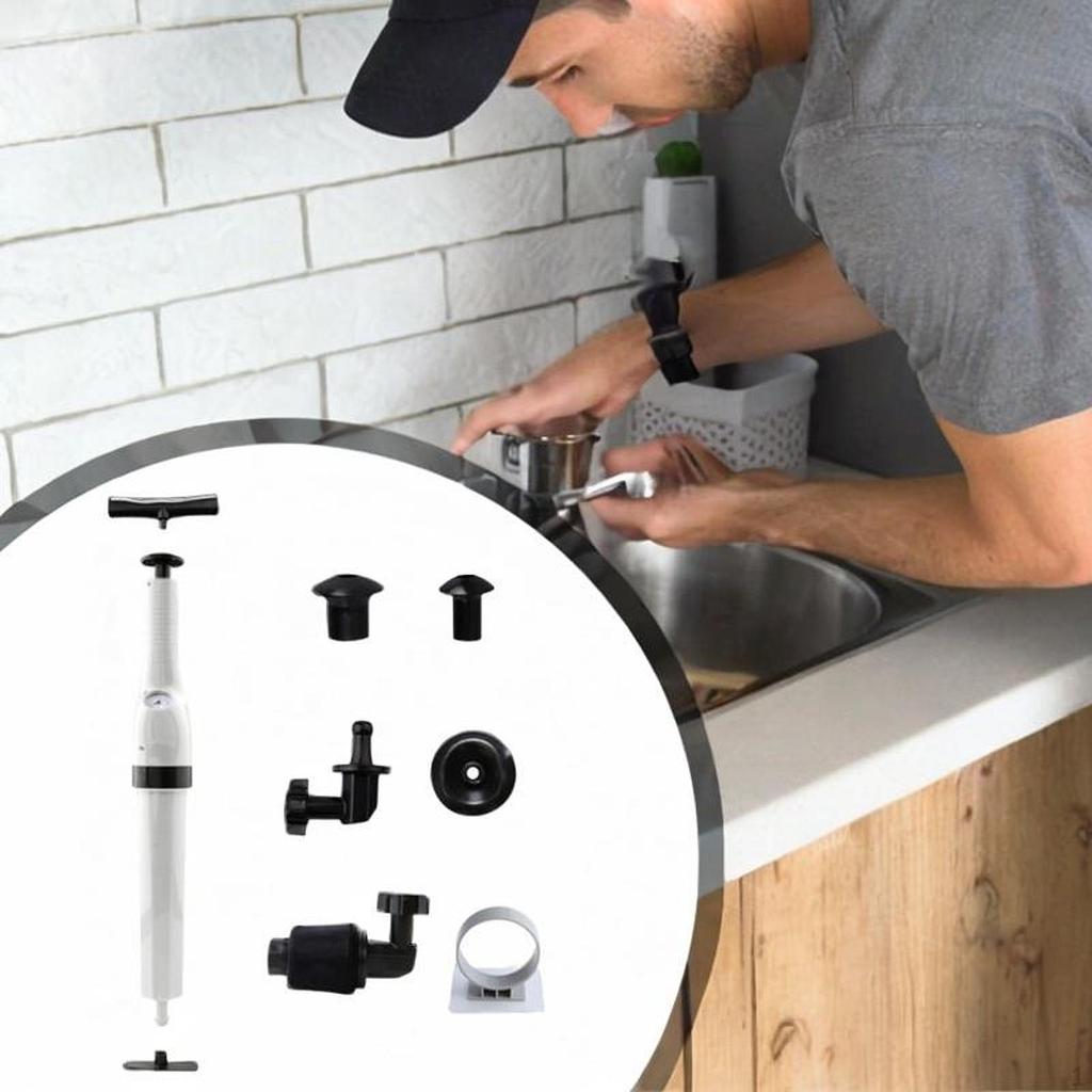 Air Plunger, Toilet , High Pressure Drain Plumb Sink for Floor Bathrooms Bathtub